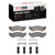 DFC 5000 Advanced Semi-Metallic Rear Brake Pads and Hardware Kit, Dodge Ram 3500 2000-2008