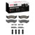 DFC 5000 Advanced Semi-Metallic Front Brake Pads and Hardware Kit, Dodge B1500 1997-2004