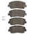 DFC 5000 Advanced Ceramic Front Brake Pads, Chrysler 200 2014-2022