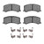 DFC 95-02 Suzuki Esteem Front 5000 Advanced Ceramic Brake Pads and Hardware Kit