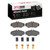DFC 5000 Advanced Low-Metallic Front Brake Pads and Hardware Kit, Land Rover Range Rover 1994-2004