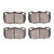 DFC 5000 Advanced Low-Metallic Front Brake Pads, Land Rover Defender 90 1993-2016
