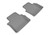 3D MAXpider 2014-2019 Cadillac CTS Kagu 2nd Row Floormats - Gray