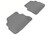 3D MAXpider Kagu 2nd Row Gray Floor Mat Set, BMW 3 Series E92 2007-2013