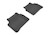 3D MAXpider Kagu 2nd Row Black Floor Mat Set, Nissan Altima Sedan 2007-2012
