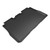 3D MAXpider Kagu 2nd Row Black Floor Mat Set, Tesla Cybertruck AWD 2024