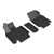 3D MAXpider Kagu 1st Row Black Floor Mat Set, Tesla Cybertruck AWD 2024