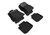 3D MAXpider Elegant Black Floor Mat Set 1st & 2nd Row, Subaru Legacy/ Outback 2015-2019