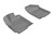 3D MAXpider Kagu 1st Row Gray Floor Mat Set, Kia Soul 2010-2013
