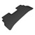 3D MAXpider Kagu 2nd Row Black Floor Mat Set, Buick Envista 2023-2024