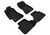 3D MAXpider Elegant Black Floor Mat Set 1st & 2nd Row, Subaru Impreza / Impreza WRX / Impreza WRX Sti 2008-2011