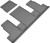 3D MAXpider Kagu 3rd Row Gray Floor Mat Set, Chevrolet/Buick Traverse/Enclave 2018-2020