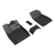 3D MAXpider Kagu 1st Row Black Floor Mat Set, Volkswagen Id.4 2021-2024