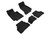 3D MAXpider Elegant Black Floor Mat Set 1st & 2nd Row, Mercedes-Benz E-Class Sedan 2017-2023