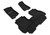 3D MAXpider Elegant Black Floor Mat Set 1st & 2nd Row, Jeep Gladiator Jt 2020-2024
