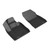 3D MAXpider Kagu 1st Row Black Floor Mat Set, Mitsubishi Outlander 2022-2024