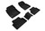 3D MAXpider Elegant Black Floor Mat Set 1st & 2nd Row, Jaguar E-Pace 2018-2024
