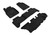 3D MAXpider Elegant Black Floor Mat Set 1st, 2nd & 3rd Row, Infiniti Qx80 8-Seat / Qx56 2014-2022