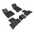 3D MAXpider Kagu 1st & 2nd Row Black Floor Mat Set, Mercedes-Benz Glc 2023-2024