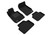 3D MAXpider Elegant Black Floor Mat Set 1st & 2nd Row, BMW 3 Series Sedan Rwd 2006-2011