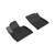 3D MAXpider Kagu 1st Row Black Floor Mat Set, Hyundai Santa Fe Gas 2021-2023