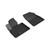 3D MAXpider Kagu 1st Row Black Floor Mat Set, Hyundai Santa Fe Hybrid/Phev 2021-2023