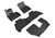 3D MAXpider Kagu 1st, 2nd & 3rd Row Black Floor Mat Set, BMW X7 7-Passenger 2019-2024