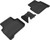 3D MAXpider Kagu 2nd Row Black Floor Mat Set, Audi Q3 2019-2024