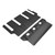 3D MAXpider Kagu 3rd Row Black Floor Mat Set, Toyota Sienna 7-Seat 2021-2024