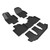 3D MAXpider Kagu 1st Row Black Floor Mat Set, Toyota Highlander Hybrid 2020-2023