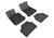 3D MAXpider 2013-2015 BMW X1 E84 Kagu 1st 2nd Row Floormats - Black