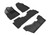3D MAXpider 2014-2020 Acura MDX Kagu 1st & 2nd & 3rd Row Floormats - Black