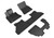 3D MAXpider Kagu 3rd Row Black Floor Mat Set, BMW X5 E70 2007-2013