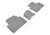 3D MAXpider 2016-2020 Honda Civic Kagu 2nd Row Floormats - Gray
