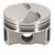 Wiseco Pro Tru Street Chevy Big Block 4.500in Bore 1.645in CH 3.80 CC Piston Set