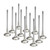 Supertech Nissan GTR VR38DETT 33.15x5.95x91.70mm Dish Inconel Exhaust Racing Valve - Set of 12