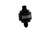 Turbosmart Billet Turbo Oil Feed Filter w/ 44 Micron Pleated Disc AN-4 Male to AN-4 ORB- Black