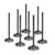 Supertech Ford Ecoboost 2.0-2.3L Black Nitrided Intake Valve - Set of 8