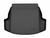 WeatherTech 401753 Black Cargo Liner, Toyota Corolla Hybrid AWD 2023-2025