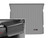 WeatherTech 2022+ Kia EV6 Behind 2nd Row Seat Cargo Liner w/Bumper Protector - Grey
