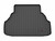 WeatherTech 96-00 Honda Civic Coupe / Si Coupe Cargo Liners - Black