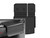 WeatherTech 21-23 Nissan Rogue Cargo With Bumper Protector - Black