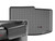 WeatherTech 2013 Chevrolet Malibu Cargo Liner w/ Bumper Protector - Black (Eco Only)