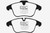 EBC DP21911 Greenstuff 2000 Front Brake Pads, Volvo S60/V60 T5, S80, V70/XC70 FWD