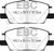 EBC DP23068 Greenstuff 2000 Front Brake Pads, Chevrolet Malibu 1.5L Turbo (Elec PB) 2016+