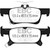 EBC DP23079 Greenstuff 2000 Rear Brake Pads, Buick Envision 2.0L Turbo 2016+