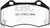 EBC 2017+ Fiat 124 Spider 1.4L Turbo Abarth Redstuff Front Brake Pads