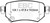 EBC 2016+ Mazda 6 2.5L Redstuff Rear Brake Pads