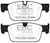 EBC DP32305C Redstuff Ceramic Front Brake Pads, Volvo S90/V90, XC60