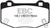 EBC DP33056C Redstuff Ceramic Rear Brake Pads, Ford Mustang (6th Gen) 5.2L (GT350) Shelby 2015+